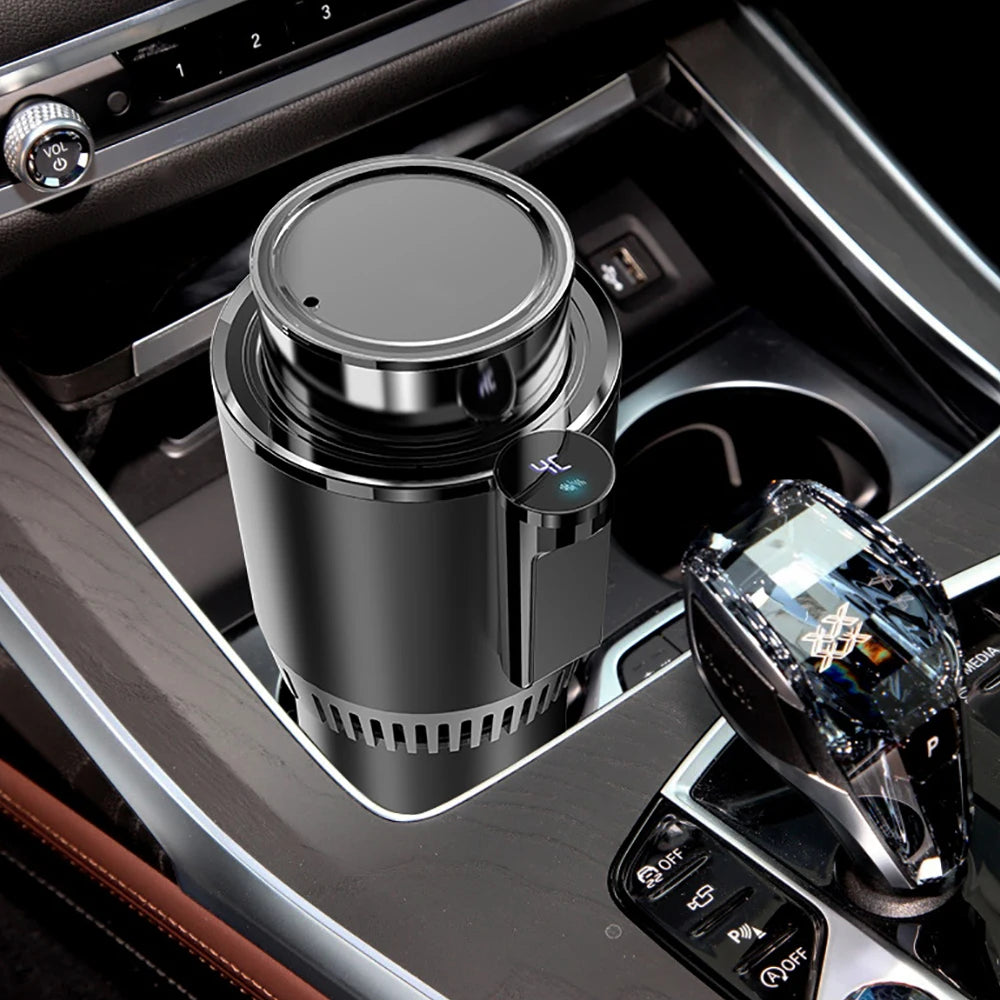 Car Quick Cooling Heating Cup 2-In-1 Car Hot & Cold Cup Home Use Hot & Cold Cup Intelligent Digital Display